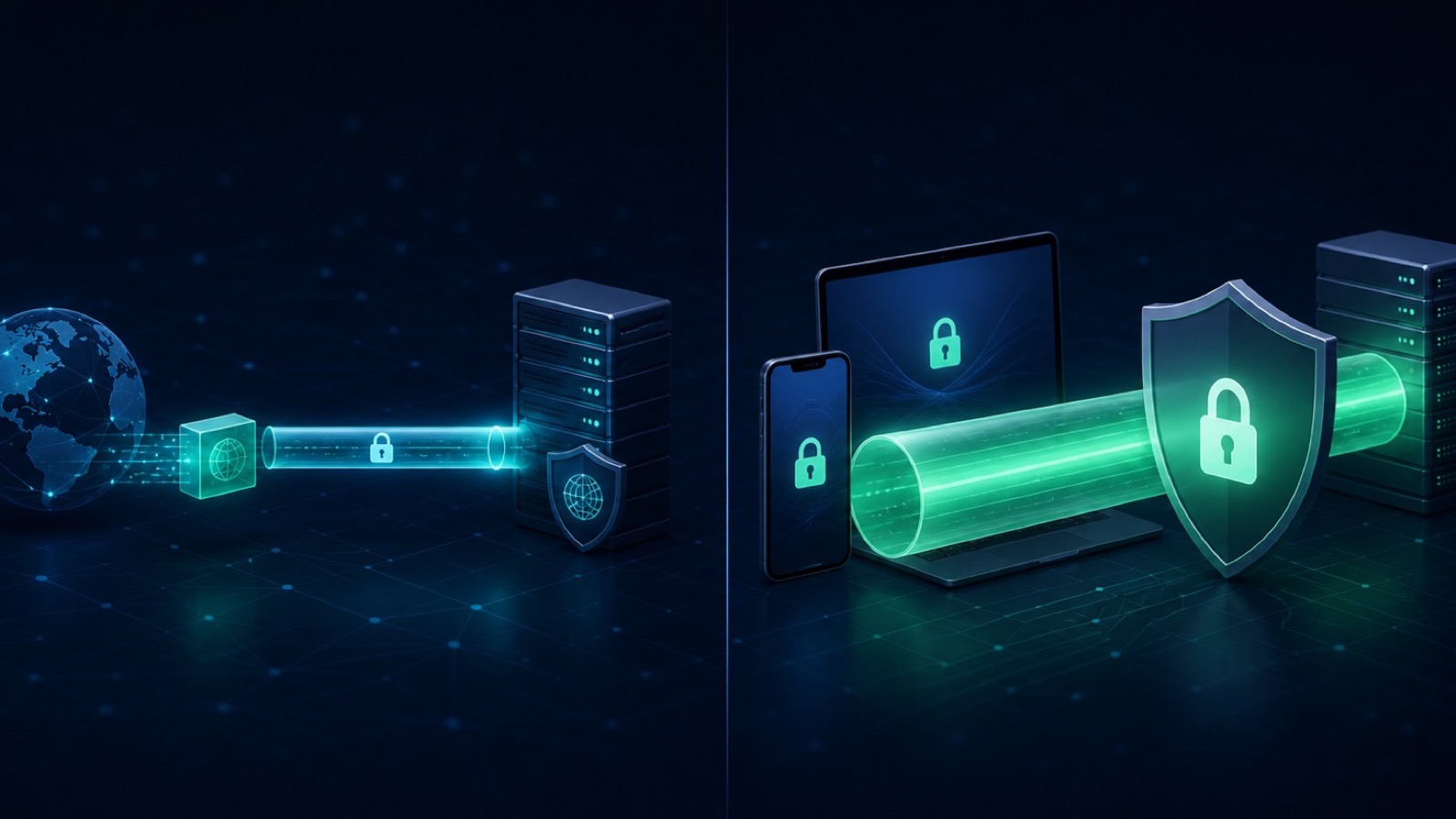 Comparison of DNS over HTTPS and VPN privacy protection iPhone Mac security