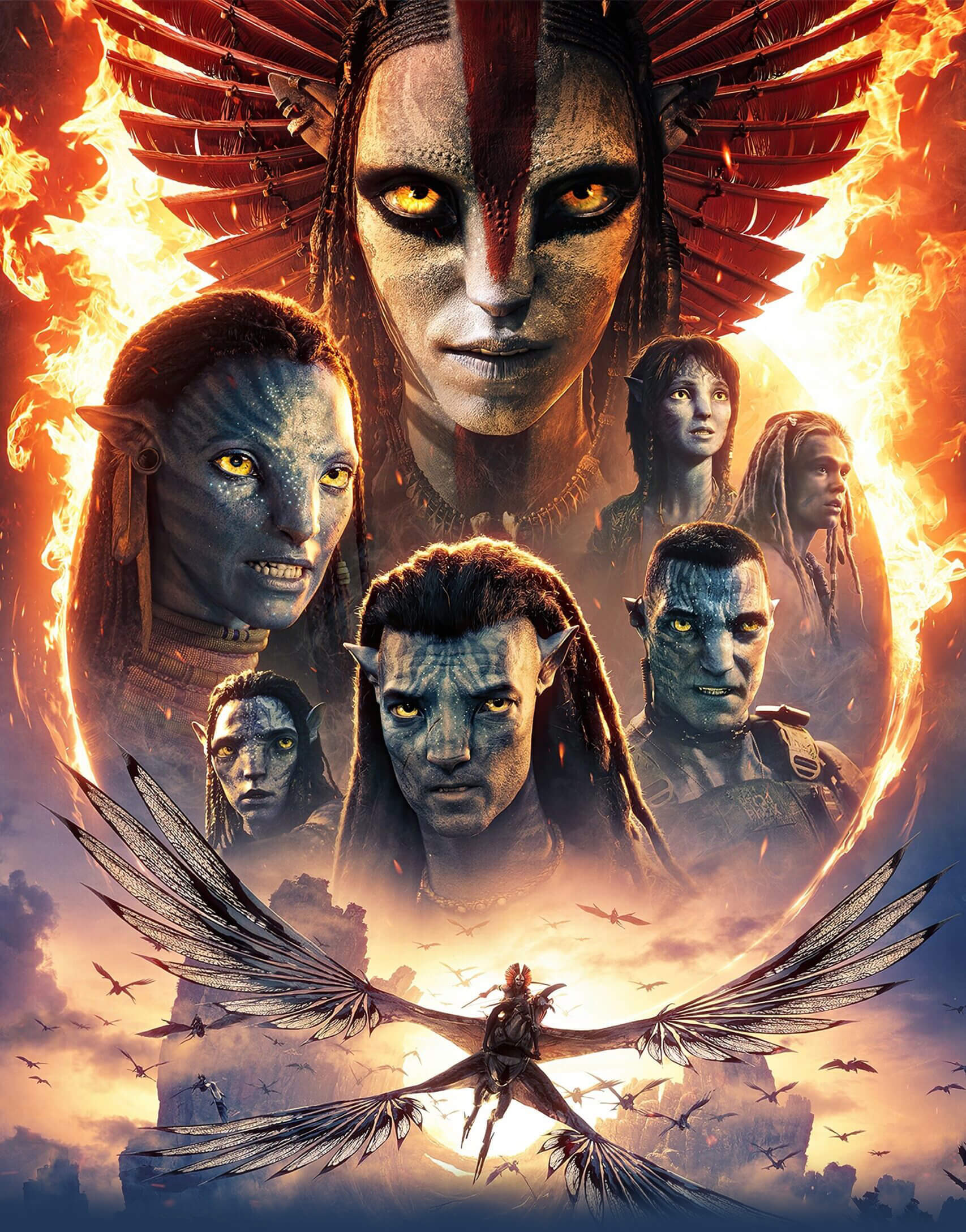 Avatar: Fire and Ash key art