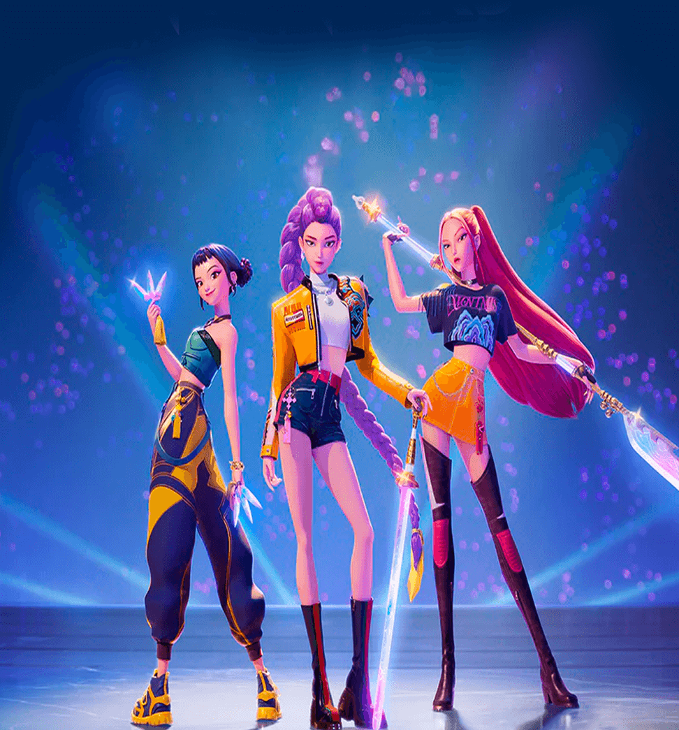 KPop Demon Hunters key art
